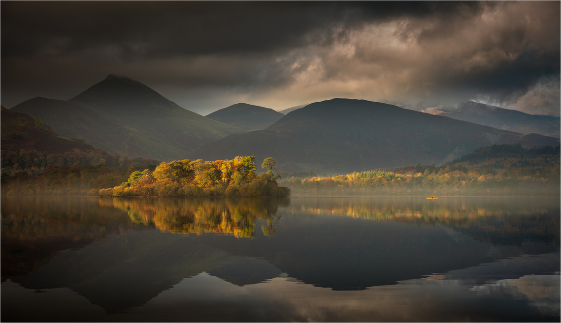 1st First Light on Derwentwater by Kenneth Rennie