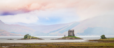 2nd-Authumn-dawn-Castle-Stalker-by-Neville-Holmes