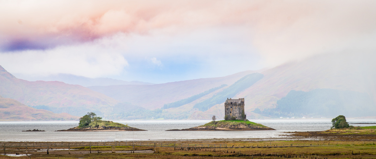 2nd-Authumn-dawn-Castle-Stalker-by-Neville-Holmes