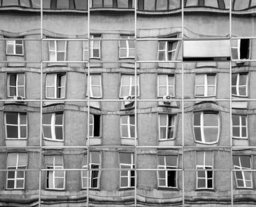 HC Window Reflection by Geoff Chrisp