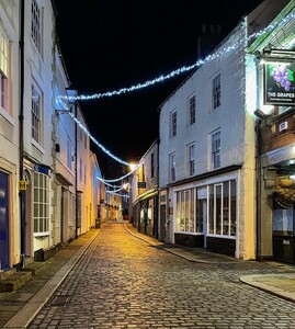 2nd St Mary's Chare at Christmas by Duncan Burridge