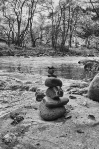 4th Stacked stones by Dave Strother