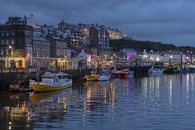 4th Whitby at night by Pat Johnston
