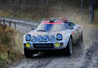 Lancia Stratos in Kielder Forest
