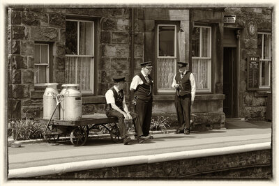 4th - Waiting for the train - Dave Strother