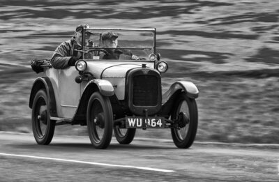 3rd - Austin 7 speeding along - Dave Strother
